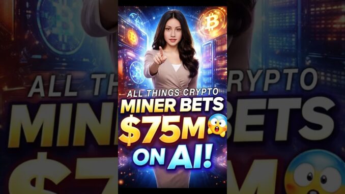 Crypto Miners Are DITCHING Bitcoin for AI?! 😳 $75M Move