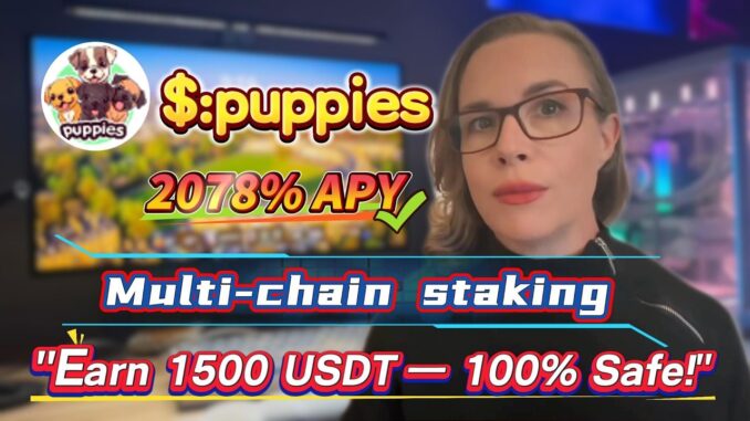 Earn 2077.69% Annual Yield with puppies Staking! Simple, No-Risk Mining Guide