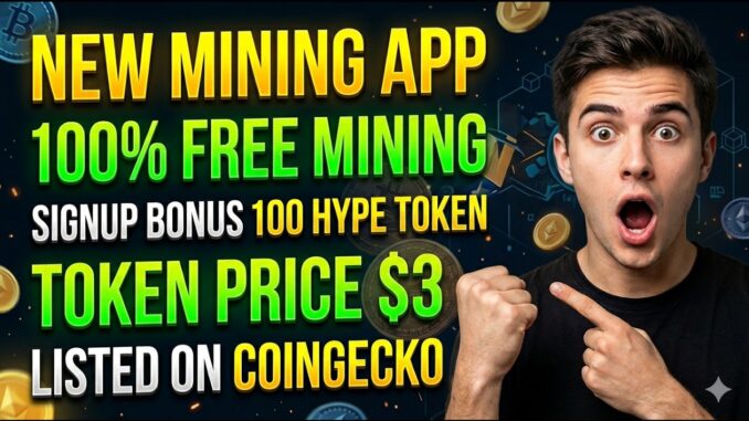 Hype Network Mining App | New Free Mining App | Full Guide & Latest Update 2026