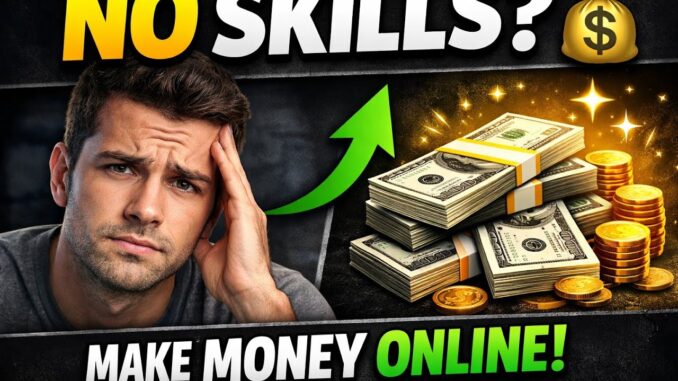 No Skills? Make Money Online Using AI (Beginner Guide)