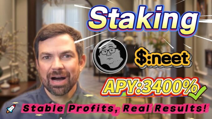 🧠 Solana staking for beginners — real neet mining with stable 3399.92% APY returns!