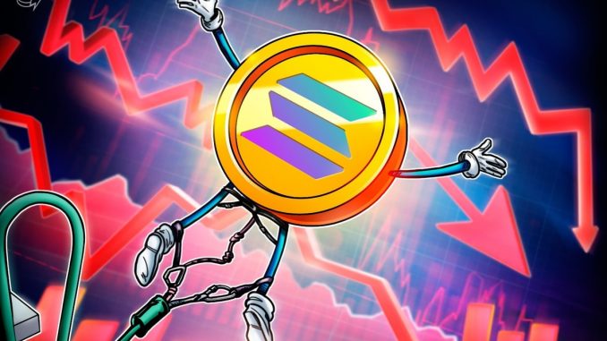 Solana rally capped by SOL token unlock and memecoin decline Solana rally capped by SOL token unlock and memecoin decline