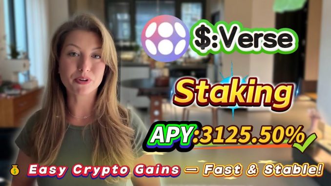💵 Zero-risk Solana Verse staking guide — even beginners can easily earn 3125.50% APY profits!