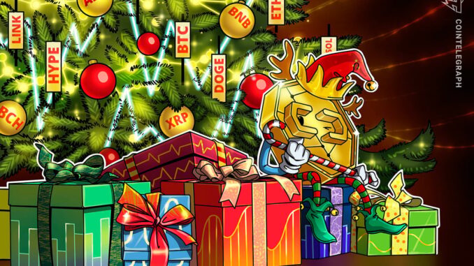 BTC, ETH, BNB, XRP, SOL, DOGE, ADA, BCH, LINK, HYPE