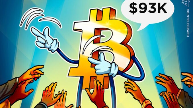 Bitcoin Bulls Target $93.5K As Short Positions Turn Into A Magnet