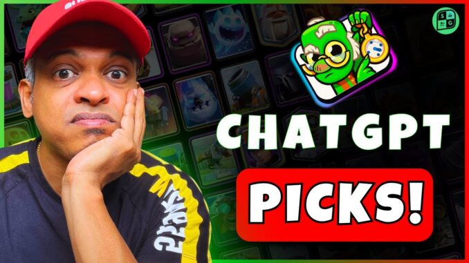 I Let AI Pick My Draft Cards… Chaos Ensued 🤯 | Clash Royale Tamil