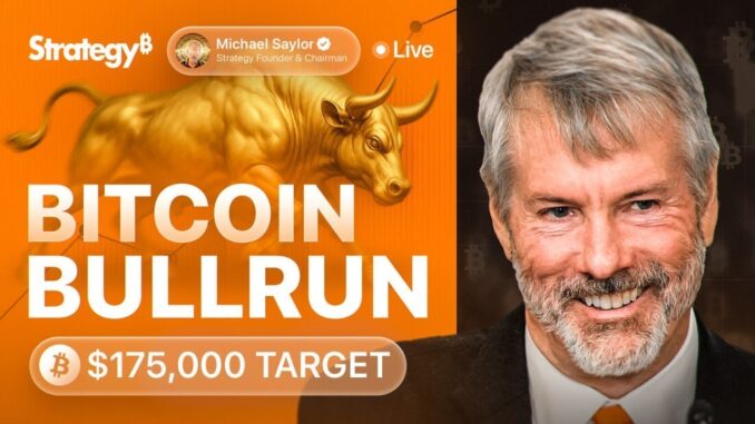 LIVE: Michael Saylor on Bitcoin Bull Run & MSTR Stock – BTC Price Analysis