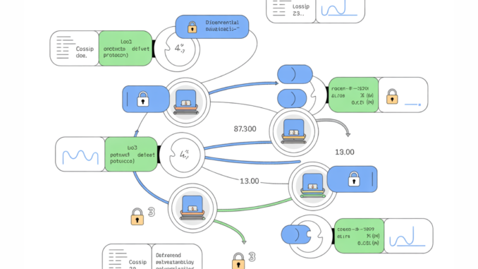 A Coding and Experimental Analysis of Decentralized Federated Learning with Gossip Protocols and Differential Privacy