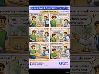 Basic English Conversation for Beginners – Meeting the Doctor | Part 23 🏥 (AI Generated) | #shorts