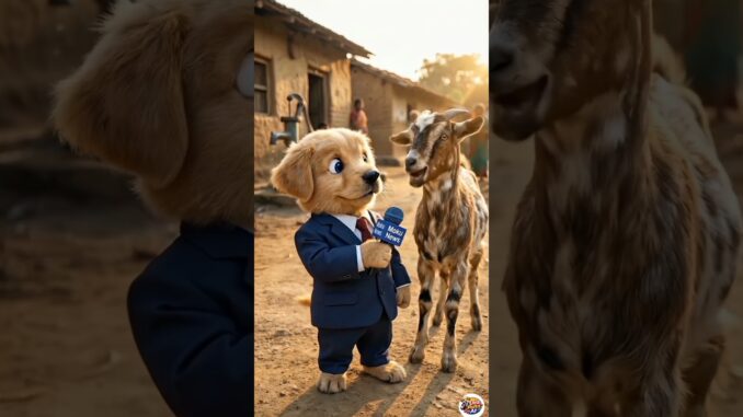 Goat Roasts a News Reporter 😂🐐 | Moku News Parody | UltaPulta AI