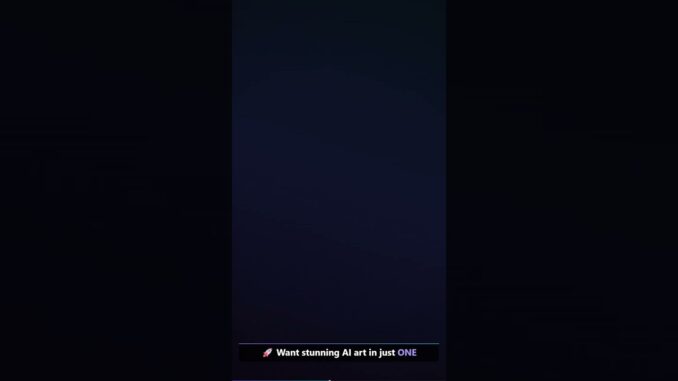 Create AI Art in 60 Seconds! Quick Guide