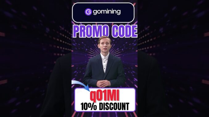 GoMining Latest Promo Code (q01MI) Save 5% on Miner Purchase 🚀💰