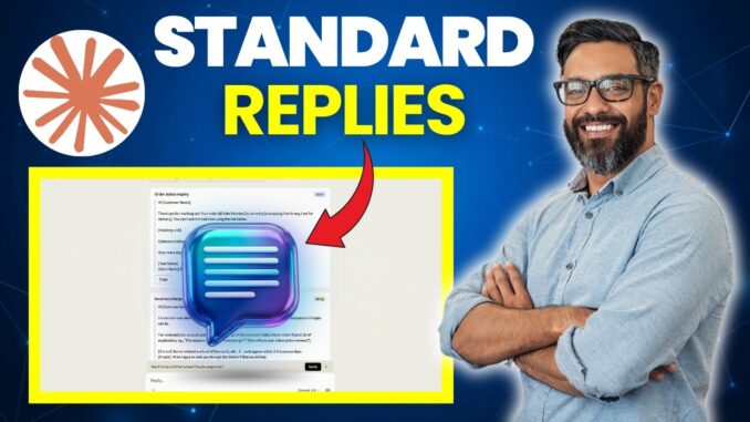 How to Create Standard Replies With Claude AI - Guide
