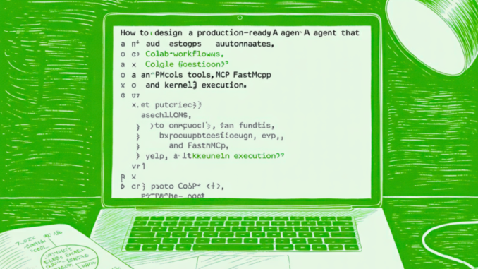 How to Design a Production-Ready AI Agent That Automates Google Colab Workflows Using Colab-MCP, MCP Tools, FastMCP, and Kernel Execution