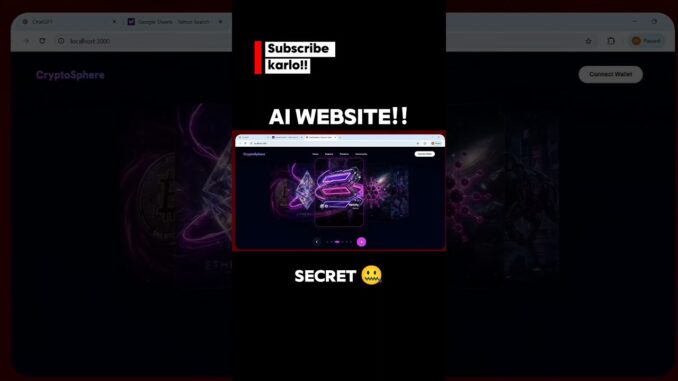 I built this stunning website with AI—zero code 🤯💻 Comment "AI" for the step-by-step guide! 👇
