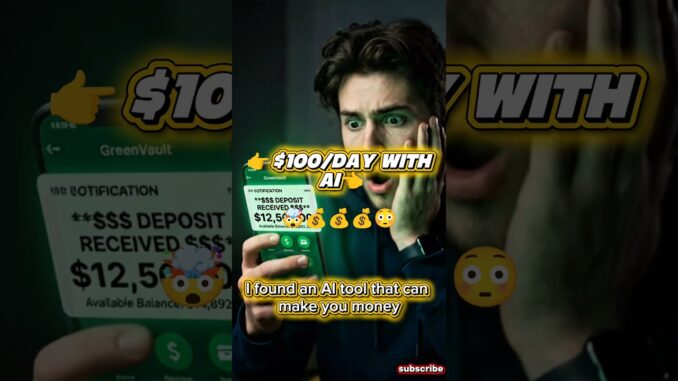 Make $100 $ Day With AI (Beginner Friendly)  💰🔥 BEST