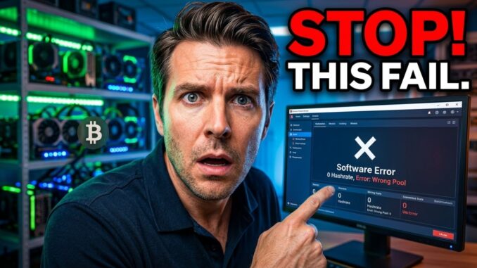 The backup mistake destroying miners right now #cryptomining #fails