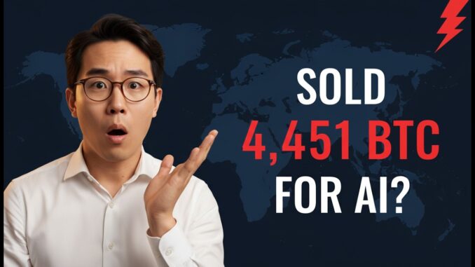 Why This Bitcoin Mining Company Sold 4,451 BTC to Build AI Infrastructure