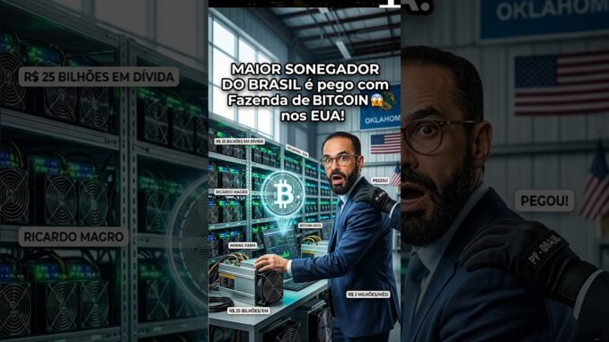 MAIOR SONEGADOR DO BRASIL é pego com Fazenda de BITCOIN nos EUA! 😱